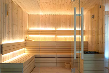 Modern Sauna Setup in Welland, Ontario