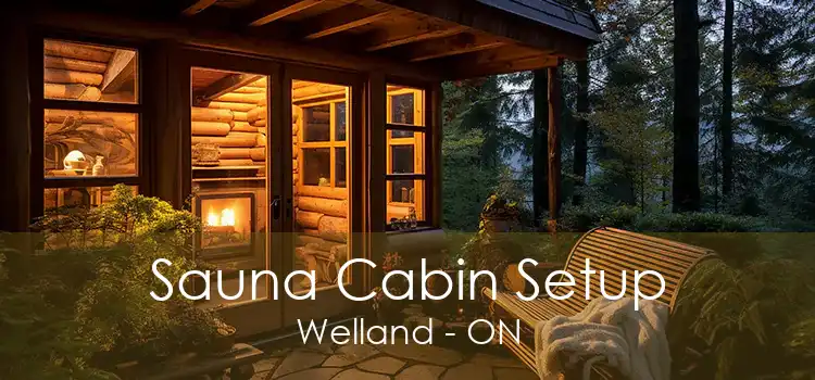 Sauna Cabin Setup Welland - ON